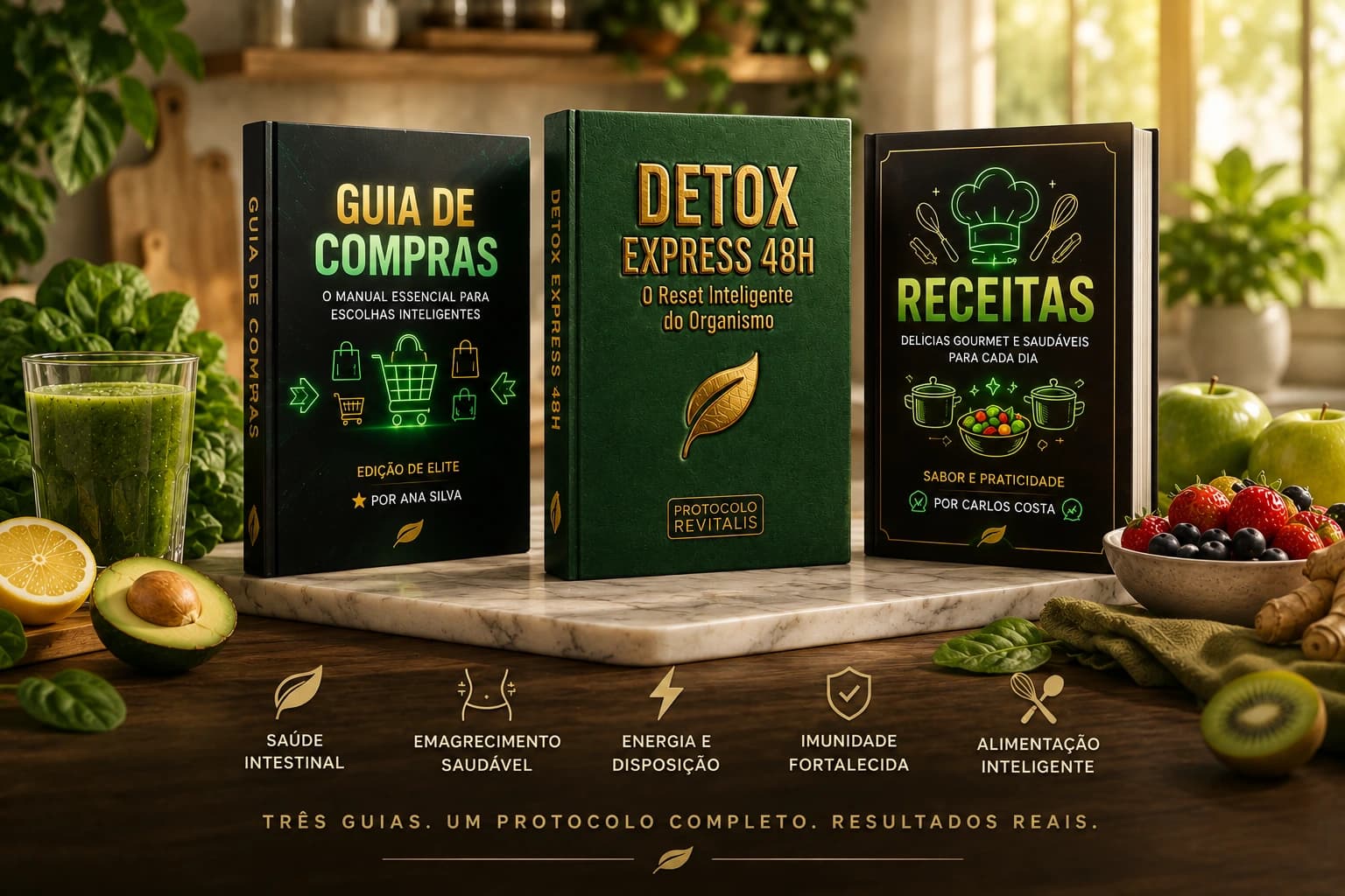 Guias de Receitas e Compras Inteligentes REVITALIS™